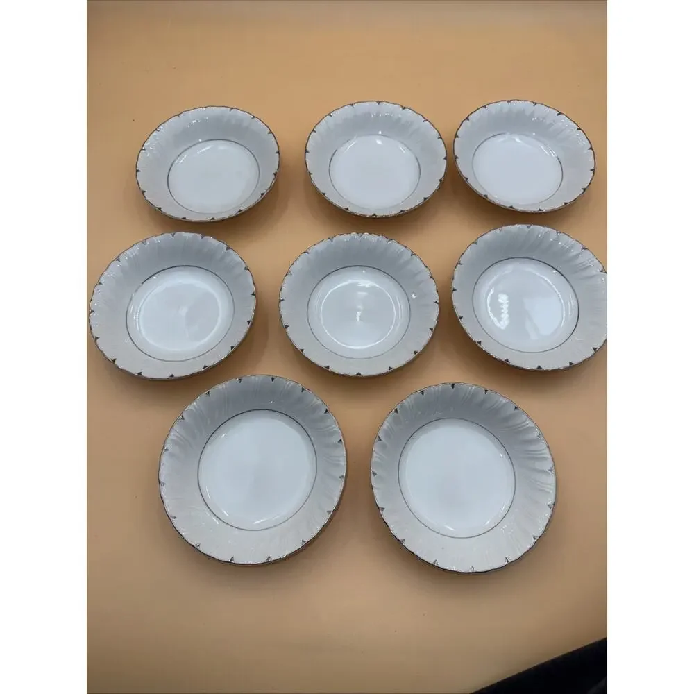 Set of 8- Vintage Dessert, Bowls Harmony House Heirloom Fine China #3512, 5-3/4